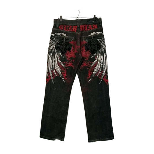 Gothic Wings Jeans