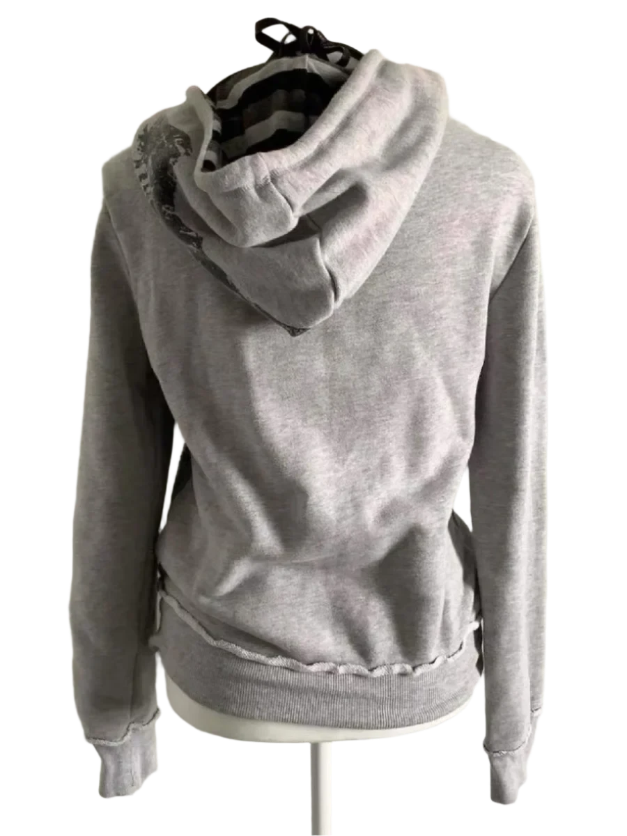 Grunge Winter Style Zipup Hoodie