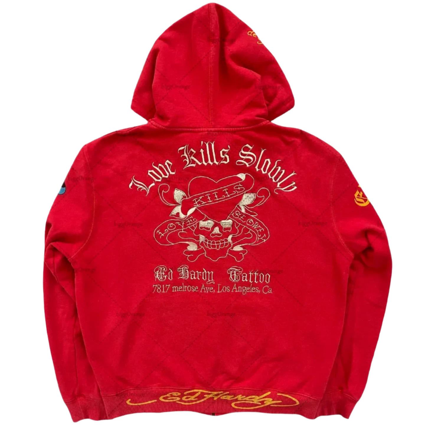 Red Ed Hardy Hoodie